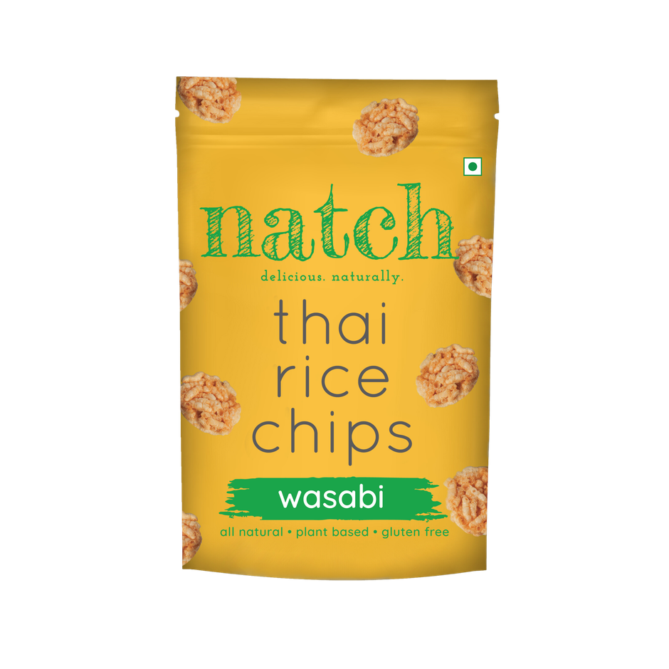 Natch Rice chips Wasabi
