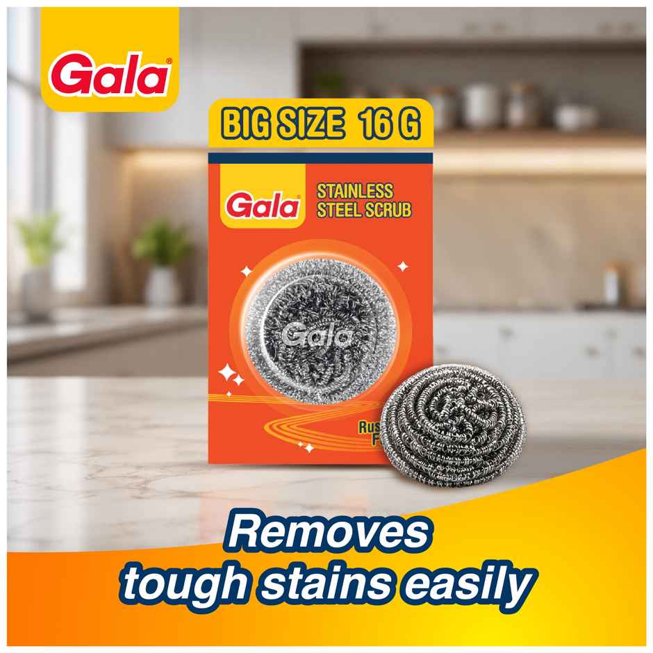 Gala Swash Card Utensil Scrubber Cleaner Stainless Steel