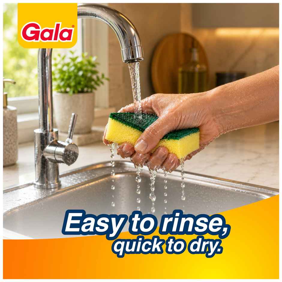 Gala Sponge Pad Big Scrubber For Utensils