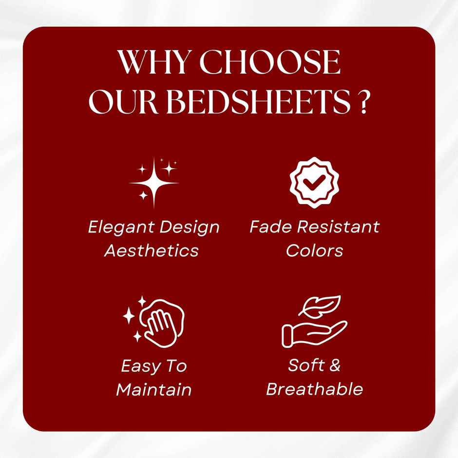 Elegant Weavers Cuban Double Bedsheet