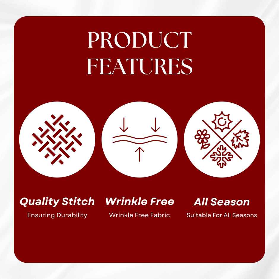 Elegant Weavers Pecan Double Bedsheet