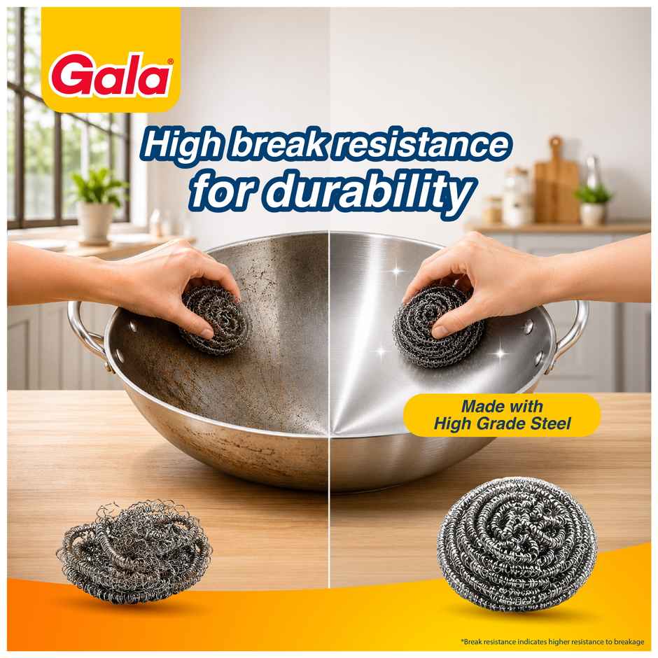Gala Swash Card Utensil Scrubber Cleaner Stainless Steel