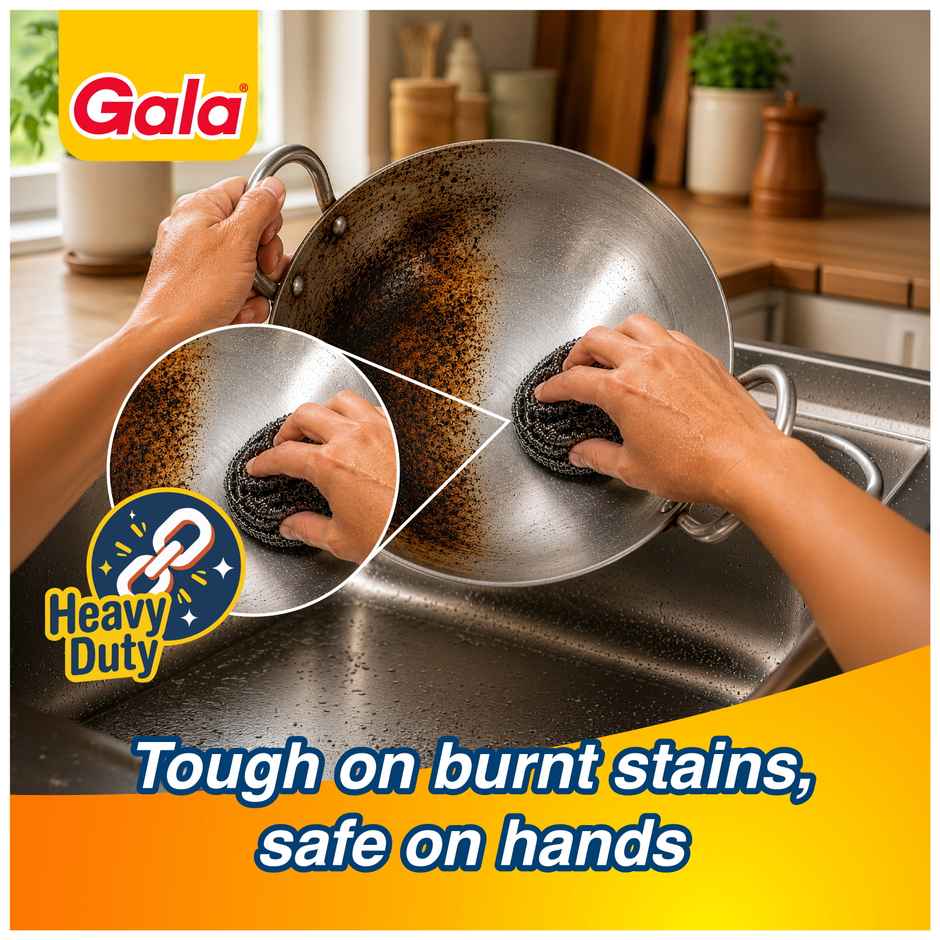 Gala Swash Card Utensil Scrubber Cleaner Stainless Steel