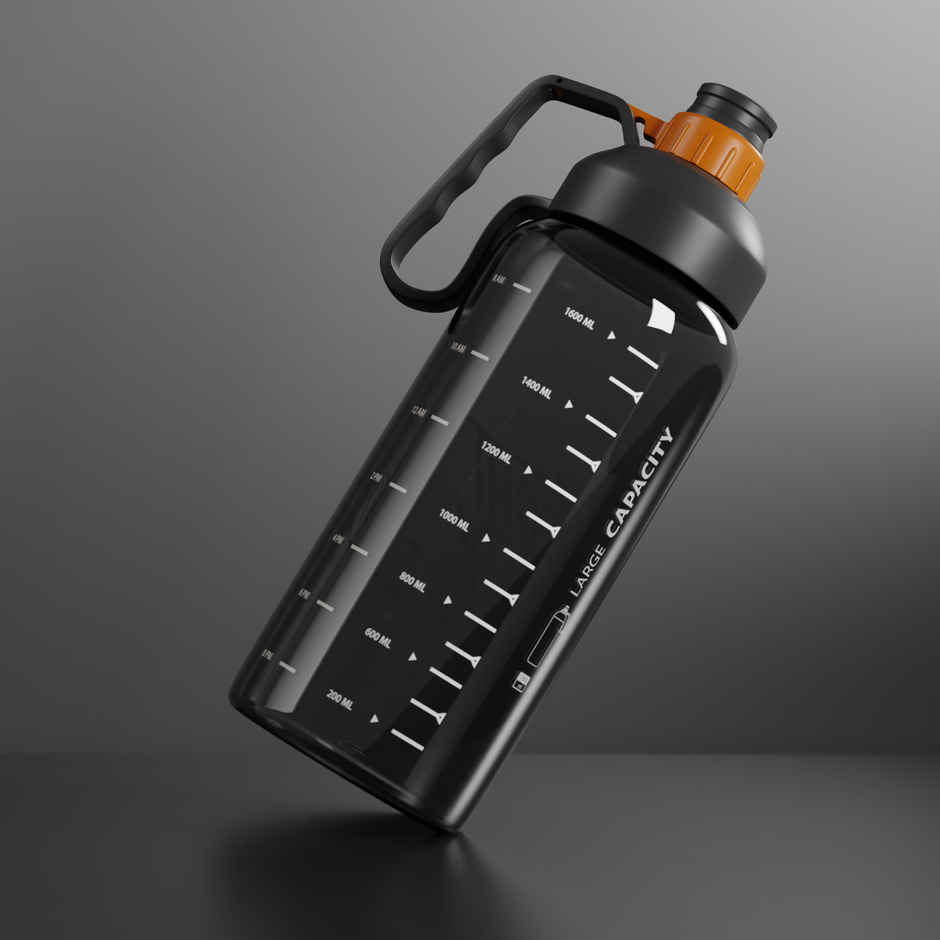 Lifelong Gym Gallon Water Bottle | Black - 1.8 L