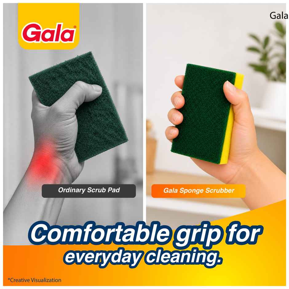 Gala Sponge Pad Big Scrubber For Utensils