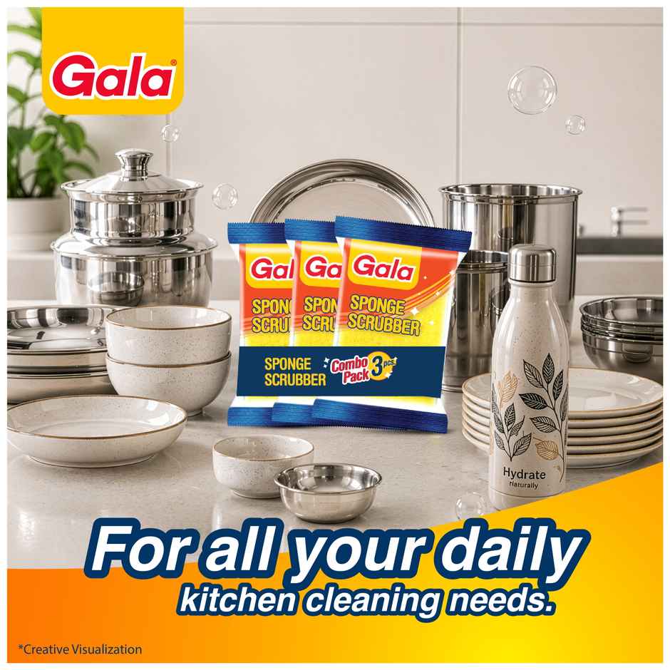 Gala Sponge Pad Big Scrubber For Utensils