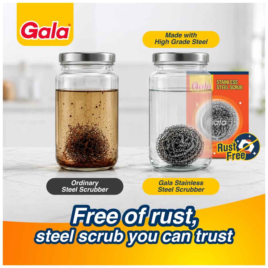 Gala Swash Card Utensil Scrubber Cleaner Stainless Steel