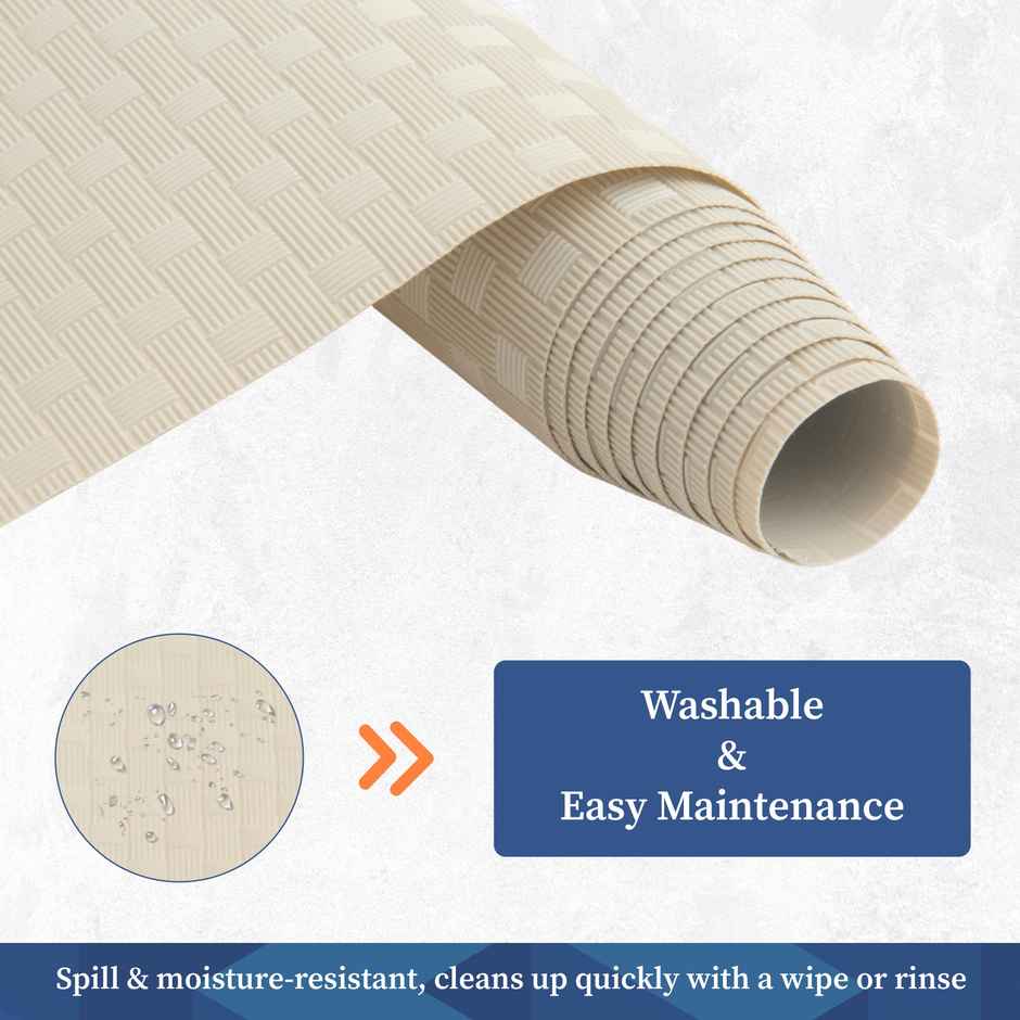 HomeStrap Eva Anti Slip Mat Checks Design 45 x 500 cm