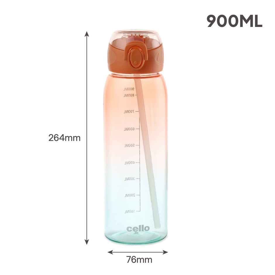Cello Inspire Water Bottle 900ml (Assorted)