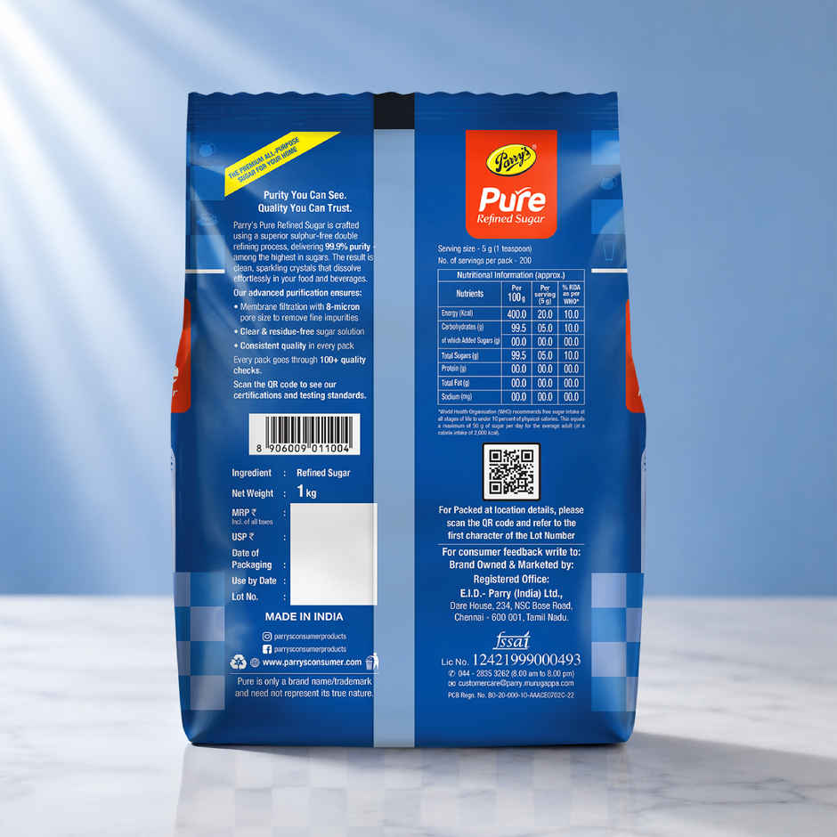 Parry's Pure Refined Sugar