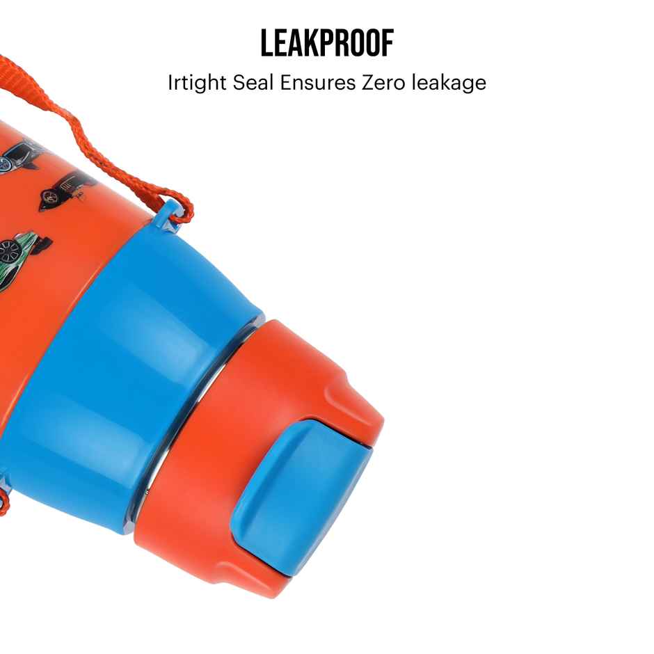 Cello Puro Steel-X Hydra Kid Water Bottle | 400 ml | Colour May Vary