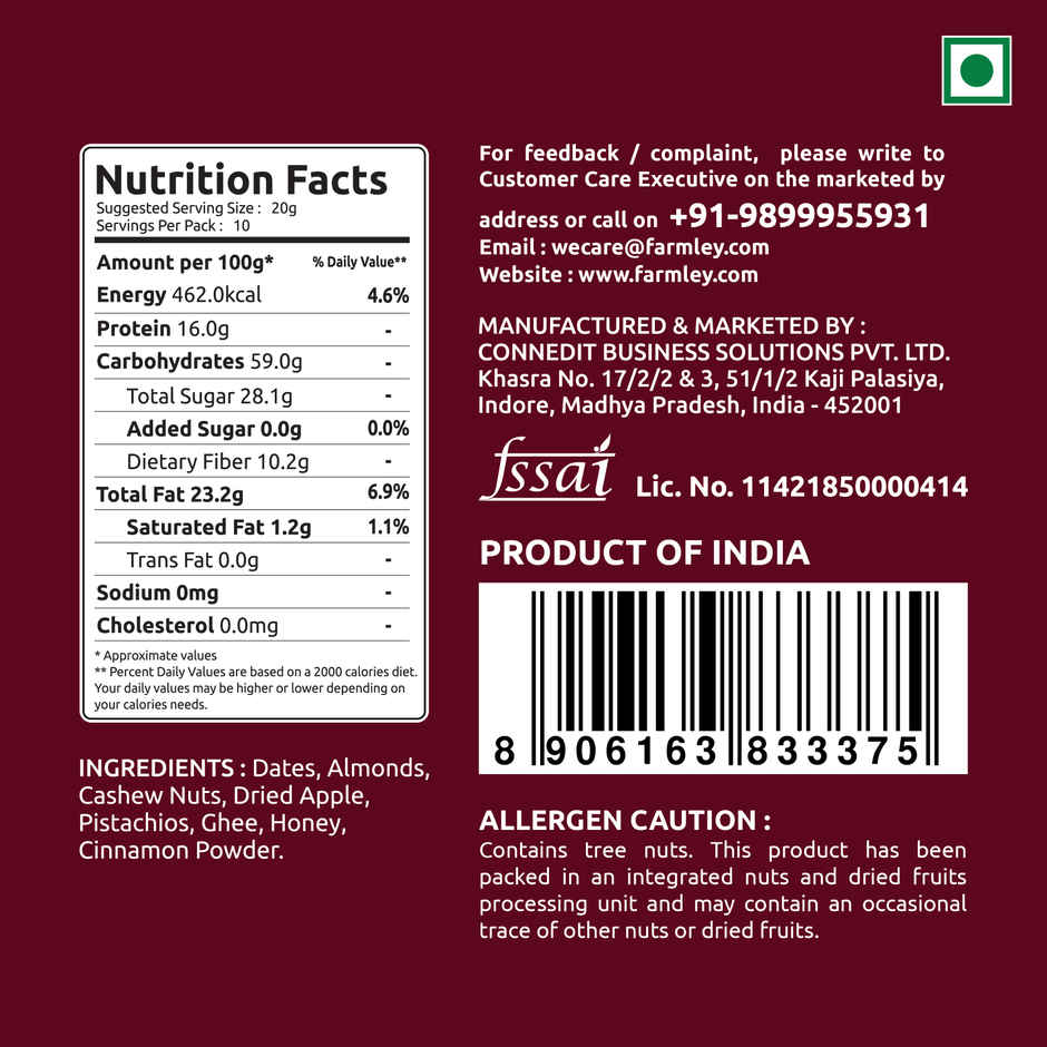 Farmley Apple Pie Date Bites | No Added Sugar