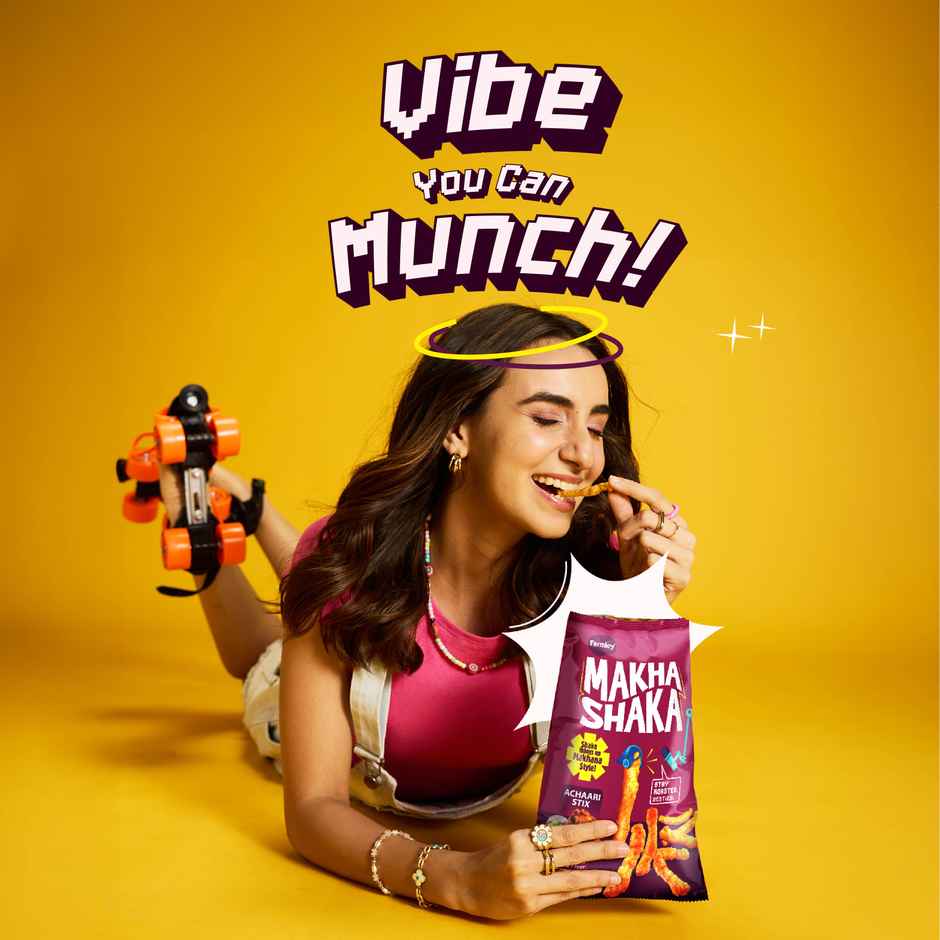 Farmley Makha Shaka- Achaari Stix | Made with Makhana Healthy Munchies