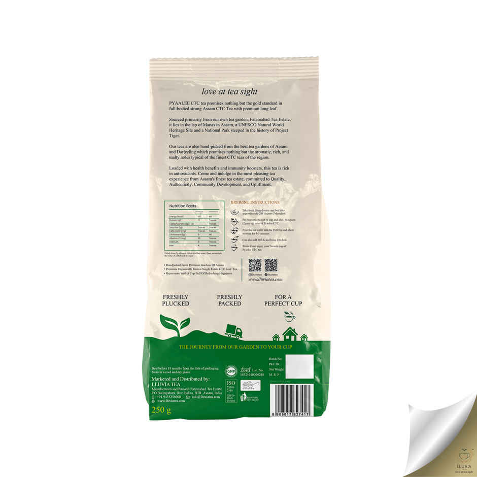 Lluvia Pyaalee Premium Assam Orthodox Whole Leaf Tea