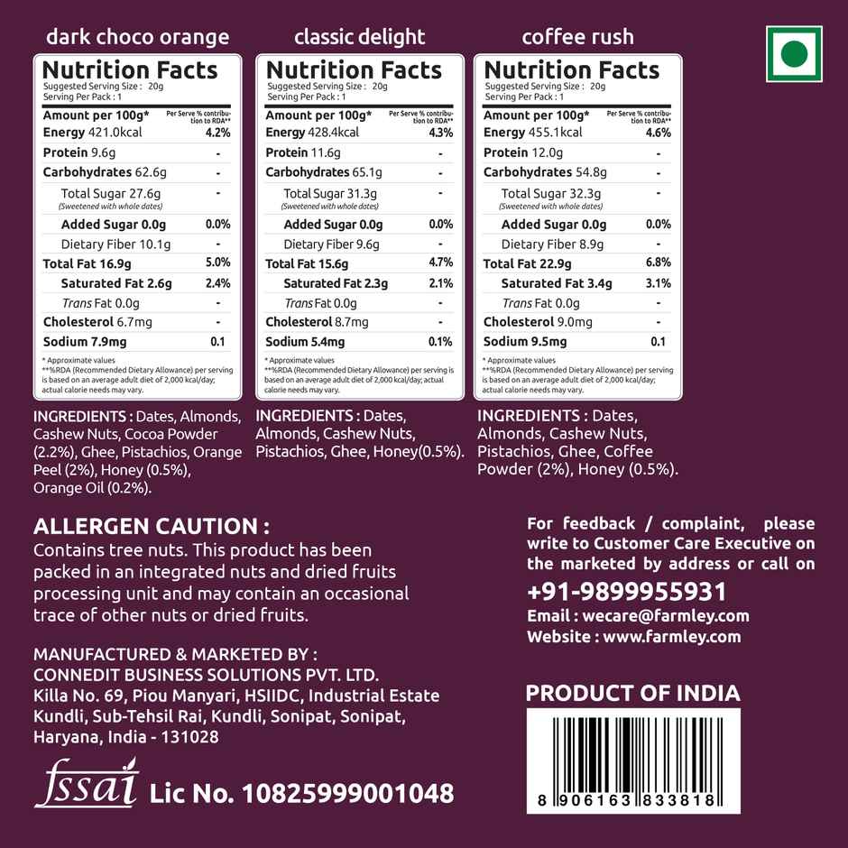 Farmley Assorted Date Bites Gift Pack