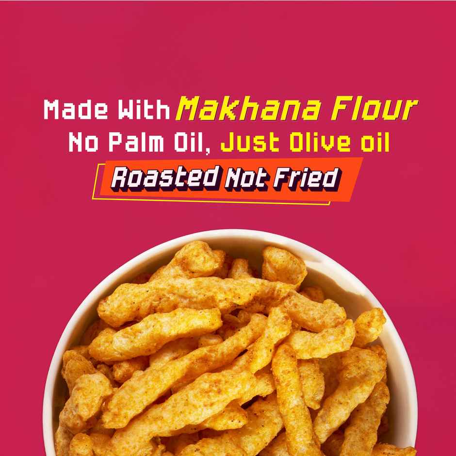 Farmley Makha Shaka- Flaming Hot Stix | Made With Makhana  Healthy Munchies