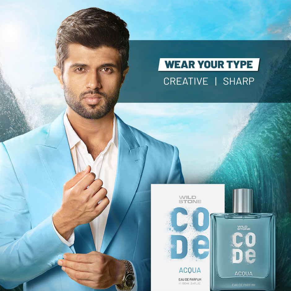 Wild Stone CODE Acqua Eau De Perfume For Men Luxury Long Lasting Fragrance