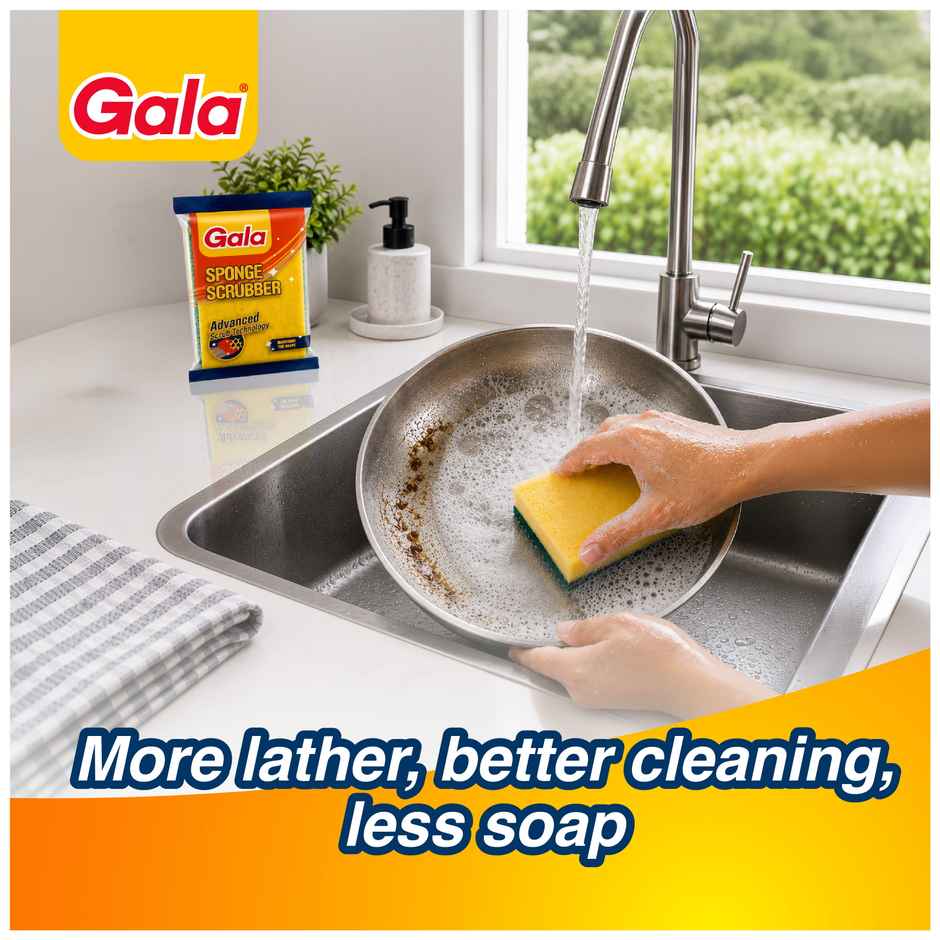 Gala Sponge Pad Big Scrubber For Utensils