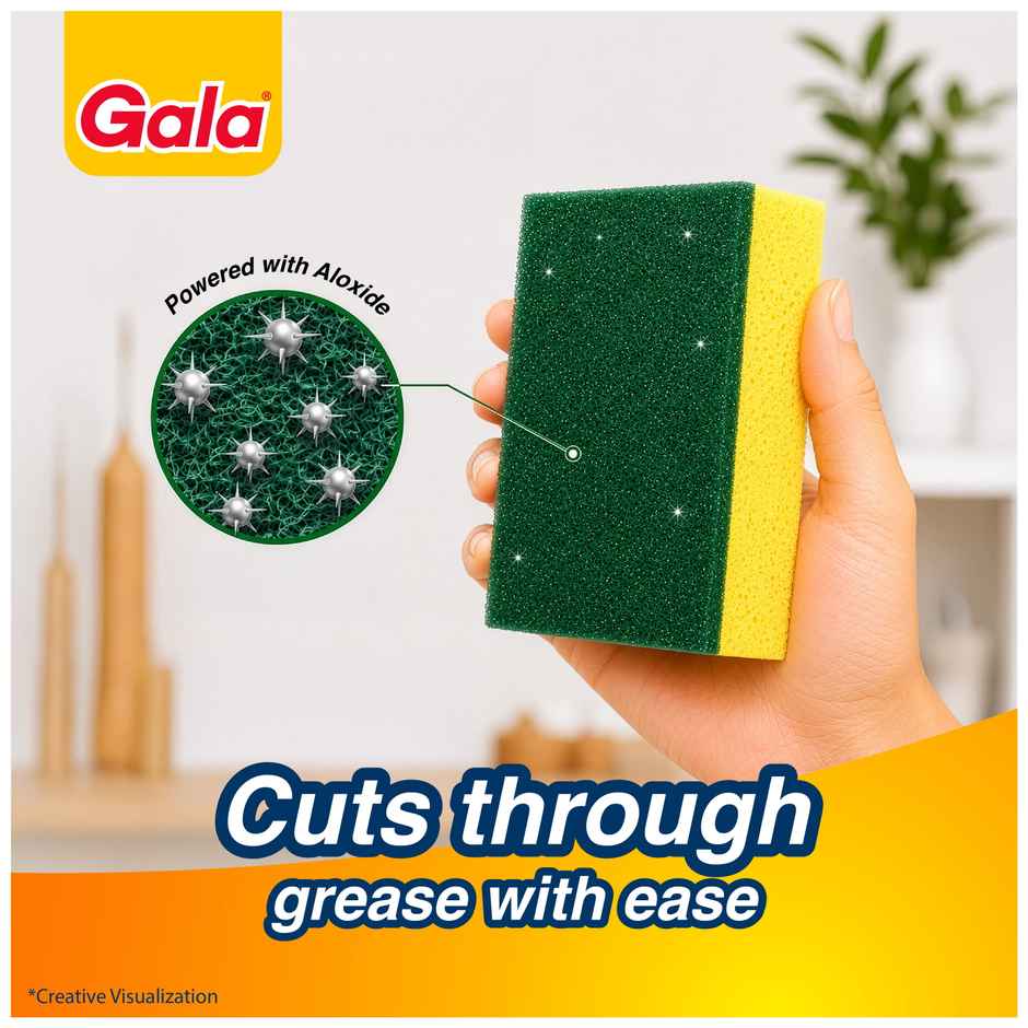 Gala Sponge Pad Big Scrubber For Utensils
