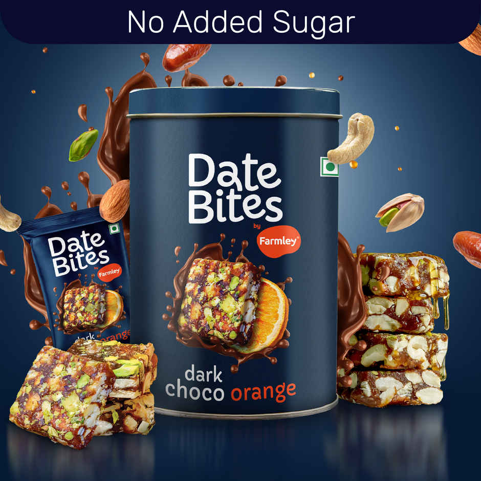 Farmley Dark Choco Orange Date Bites Dessert | No Added Sugar | Combo
