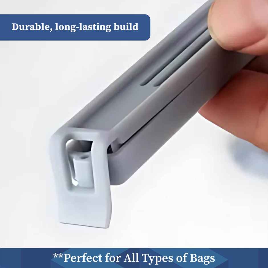 HomeStrap Pack Of 12 Plastic Clip Sealer | 6 Small, 6 Medium