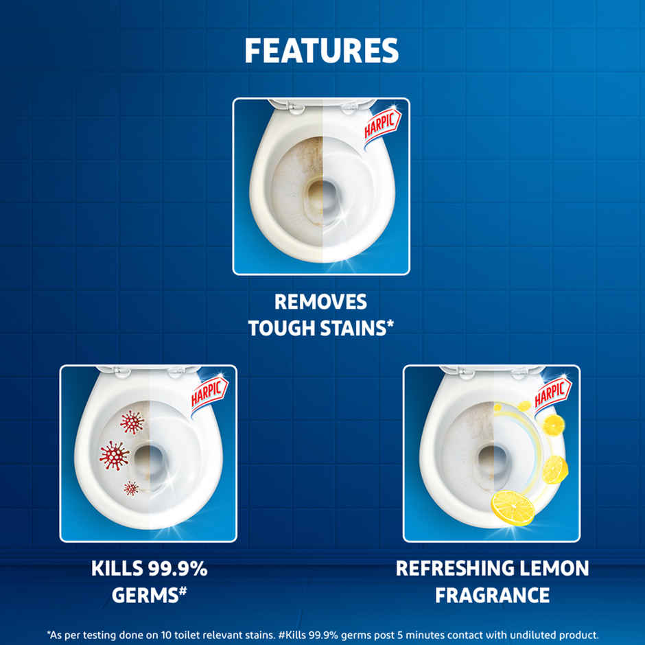 Harpic Toilet Cleaner Liquid | Lemon