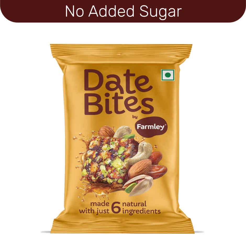 Farmley Date Bites Dry Fruit Burfi - No Added SUGAR Cosmetics Combo