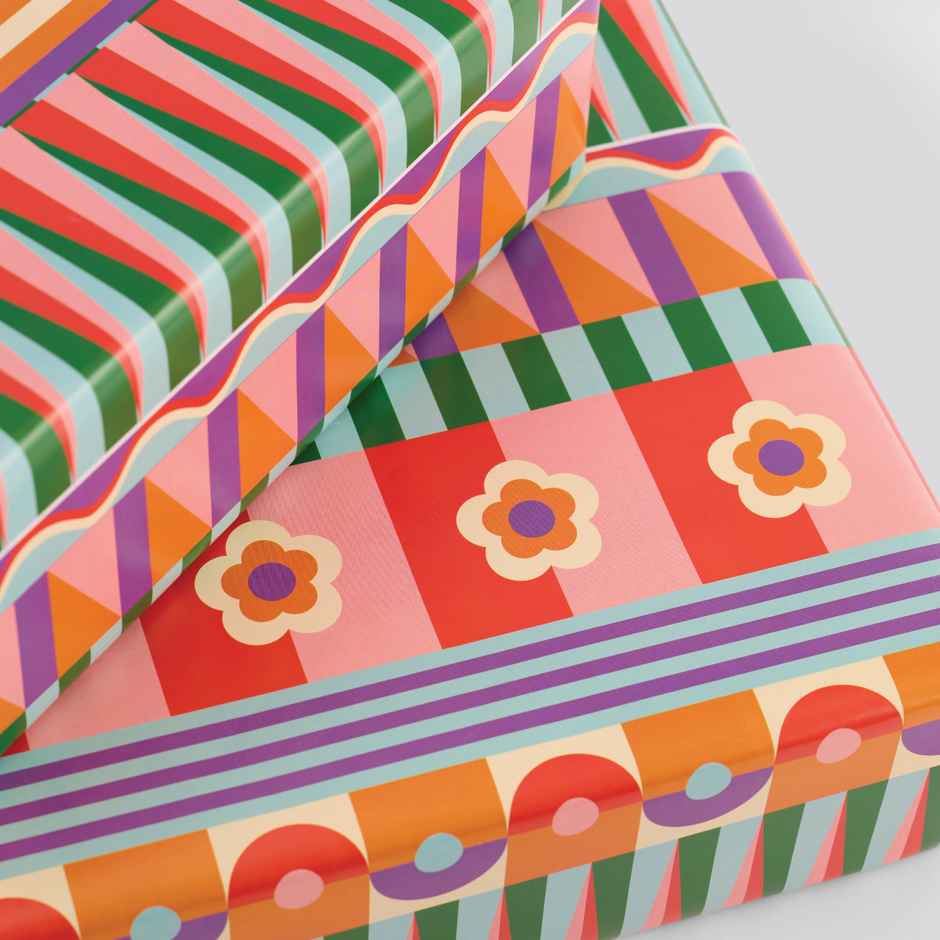 Tiger Notes Gift Wrap Geometric