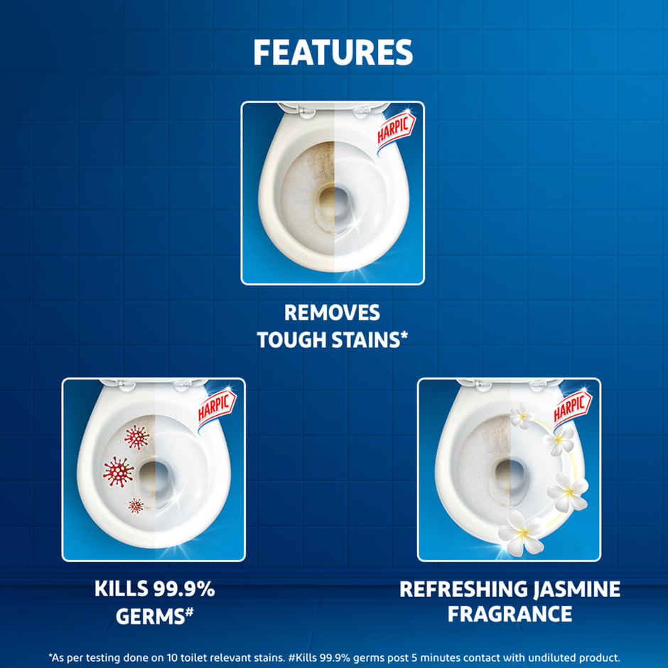 Harpic Jasmine Toilet Cleaner Liquid Combo