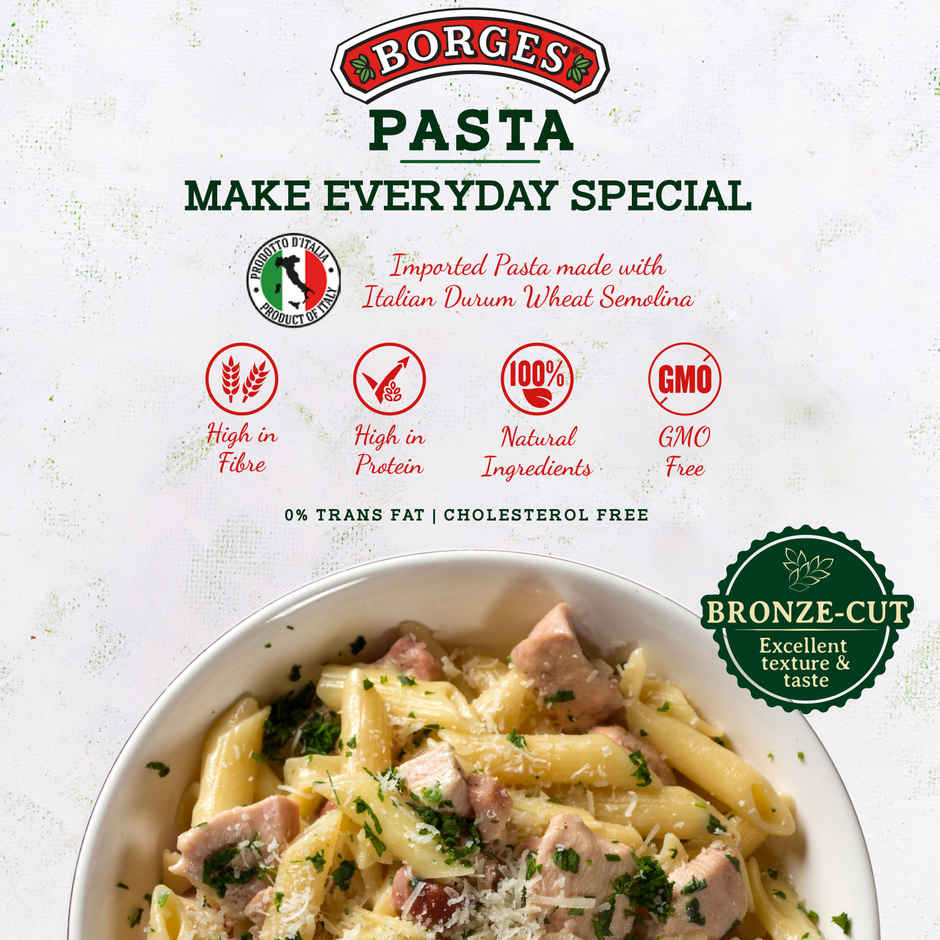 Borges Durum Wheat Pasta Penne Rigate