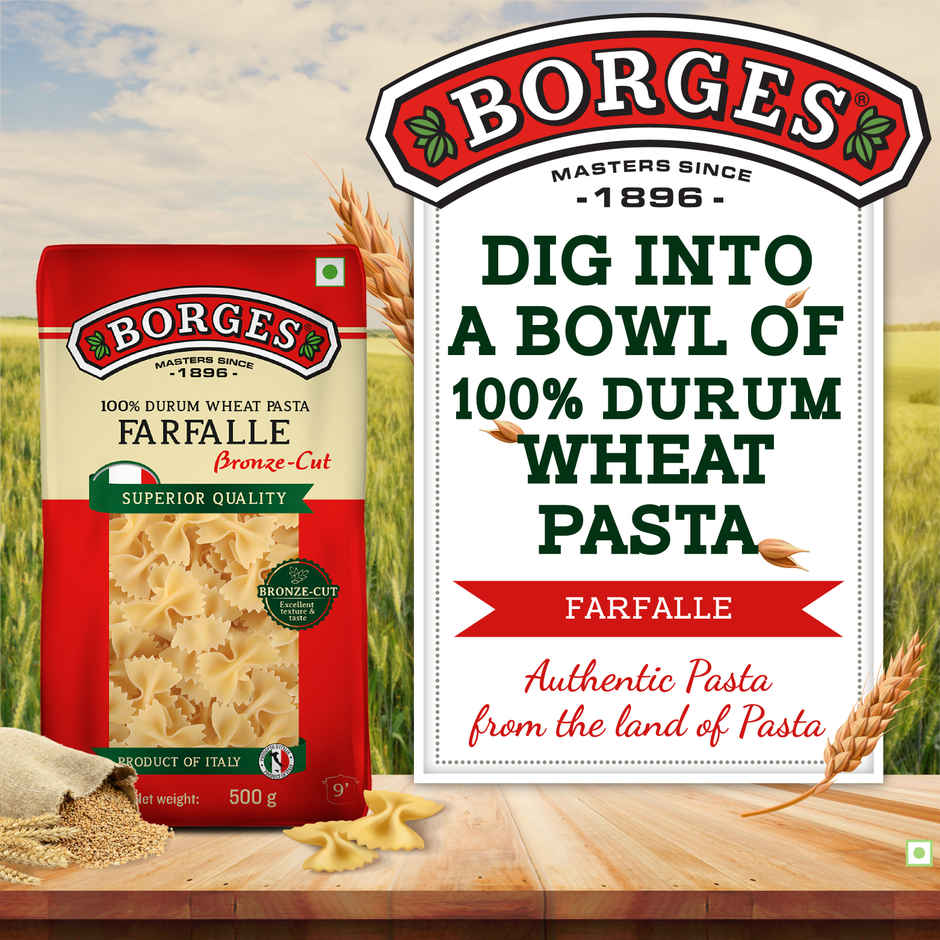BORGES Durum Wheat Pasta Farfalle