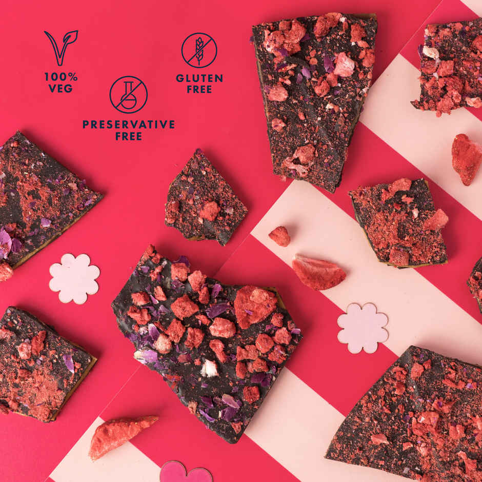 Rose & Strawberry Barks Chocolate