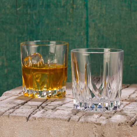 Cello Estonia Tumbler Glass Set | Drinking Glasses | Transparent - 360 ml