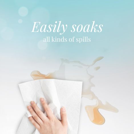 Origami Klassic 2 Ply Kitchen Towel Paper Roll - Pack Of 2 - 60 Pulls Per Roll Combo 