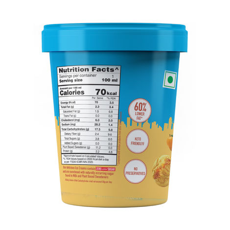 The Brooklyn Creamery Low Cal Holy Moly Mango Cup