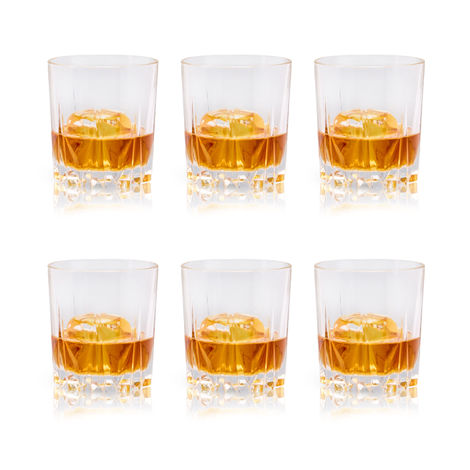 Cello Estonia Tumbler Glass Set | Drinking Glasses | Transparent - 360 ml