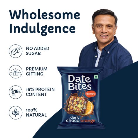 Farmley Dark Choco| Orange Date Bites- No Added Sugar