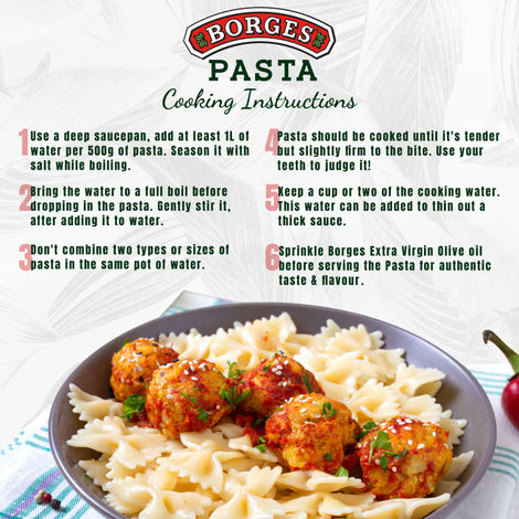 BORGES Durum Wheat Pasta Farfalle