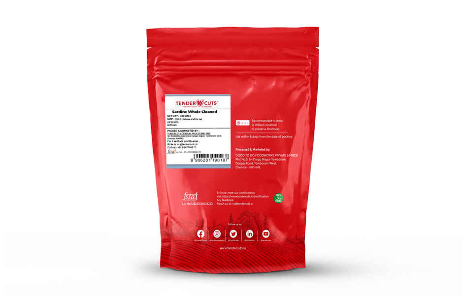 TenderCuts Sardine | Mathi Whole Cleaned