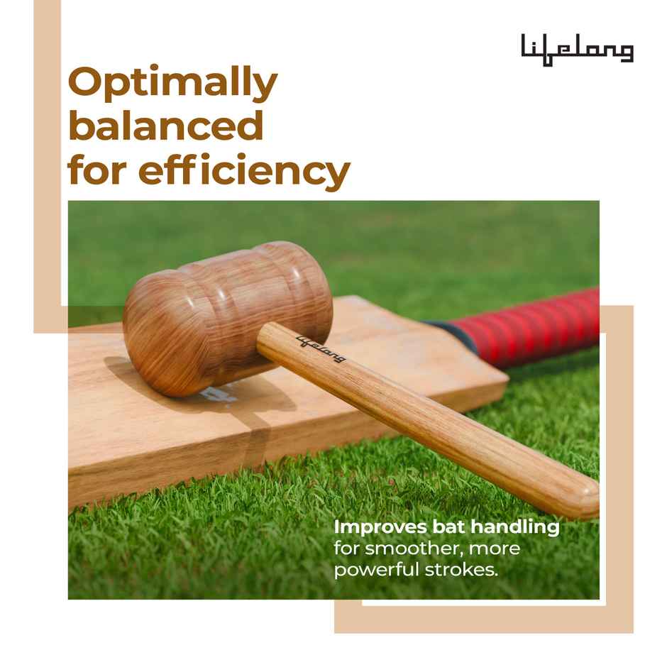 Lifelong Wooden Bat Mallet for Cricket Practice