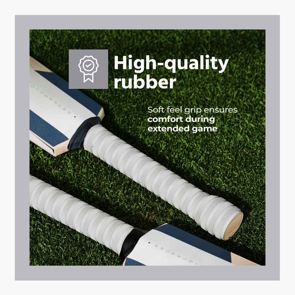 Lifelong Cricket Bat Grip Ring Texture for Better Hold | White