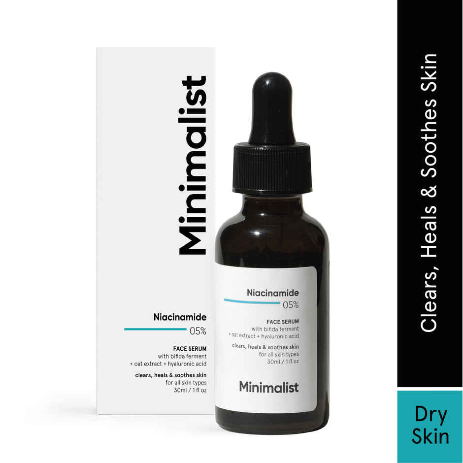 Minimalist Barrier Repair Niacinamide 5% Face Serum for Clear Glowing Skin
