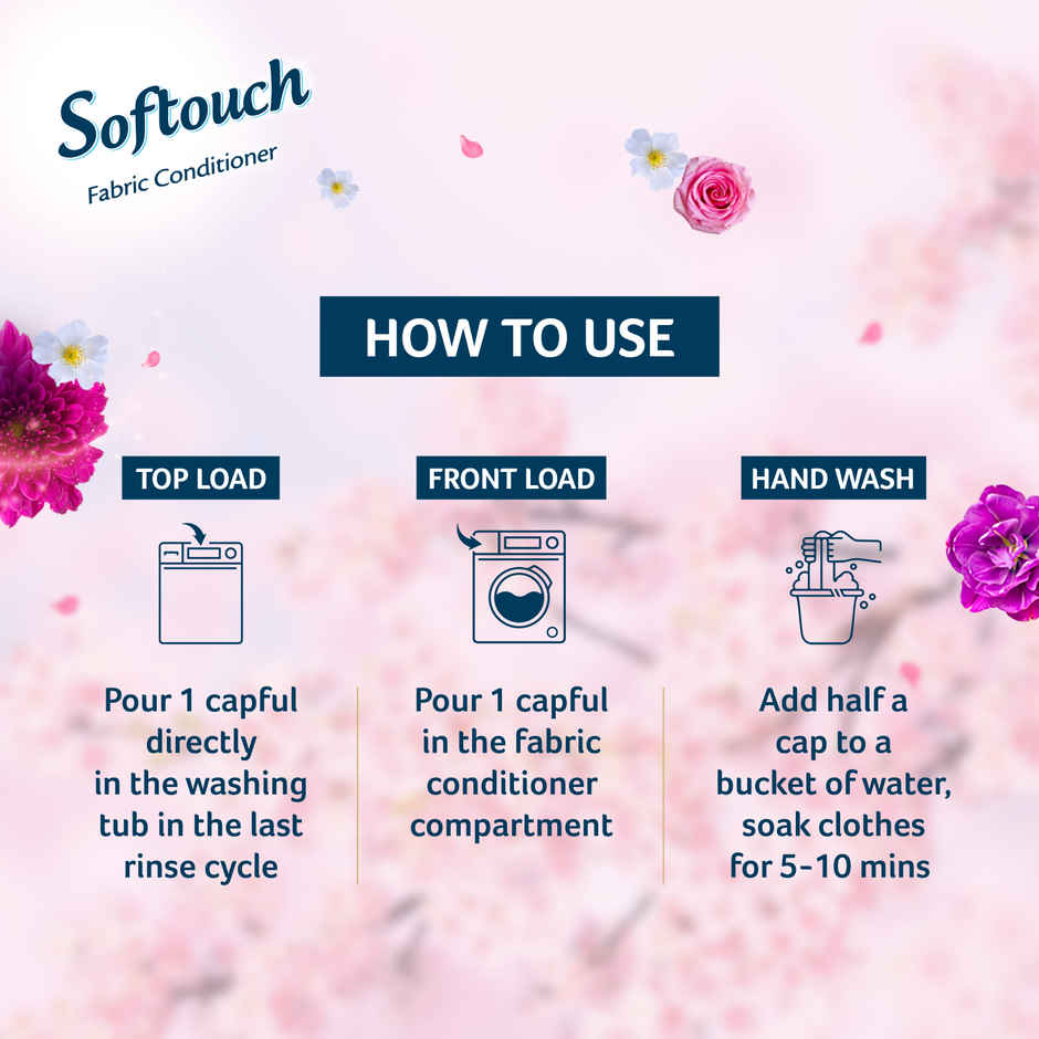 Softouch Ocean Breeze After Wash Fabric Conditioner With Antibacterial Protection