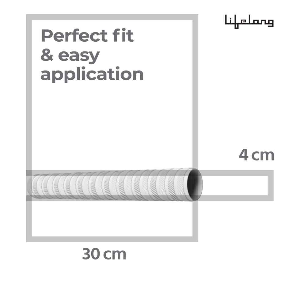 Lifelong Cricket Bat Grip Ring Texture for Better Hold | White