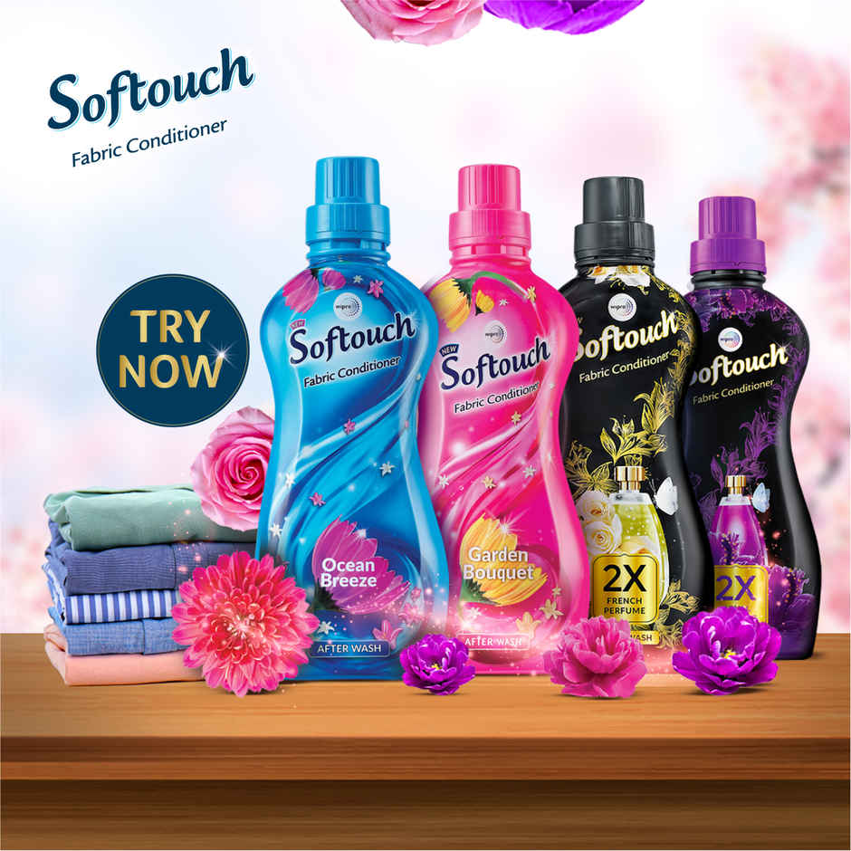 Softouch Ocean Breeze After Wash Fabric Conditioner With Antibacterial Protection