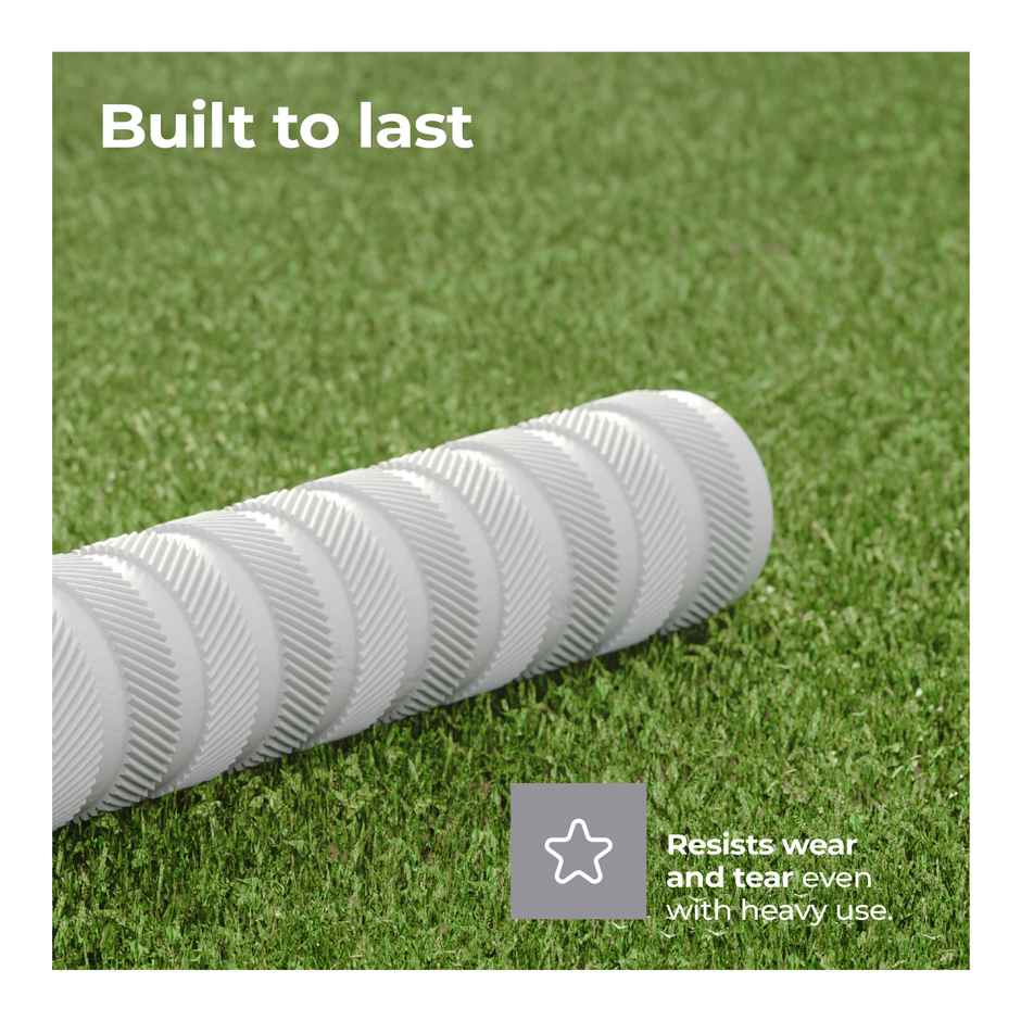 Lifelong Cricket Bat Grip Ring Texture for Better Hold | White