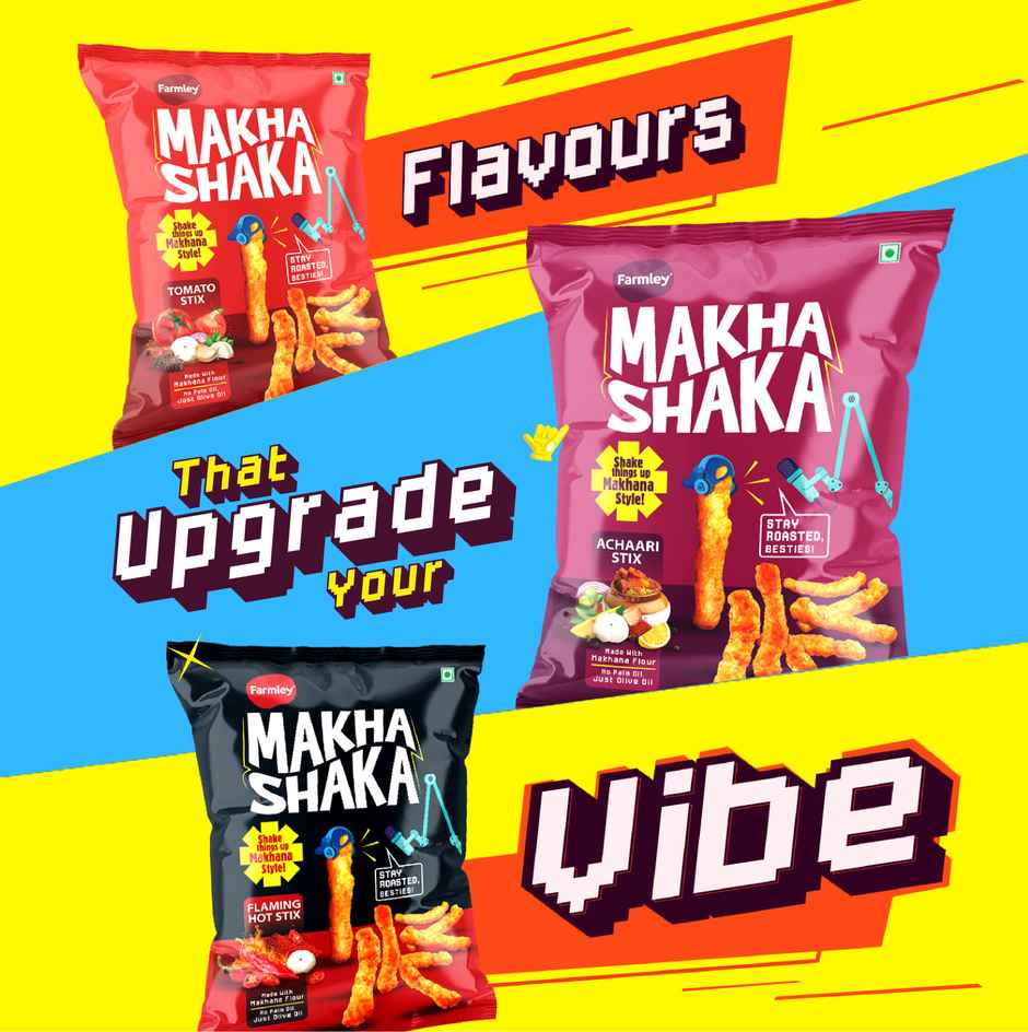 Farmley Makha Shaka- Masala Stix | Made with Makhana Healthy Munchies