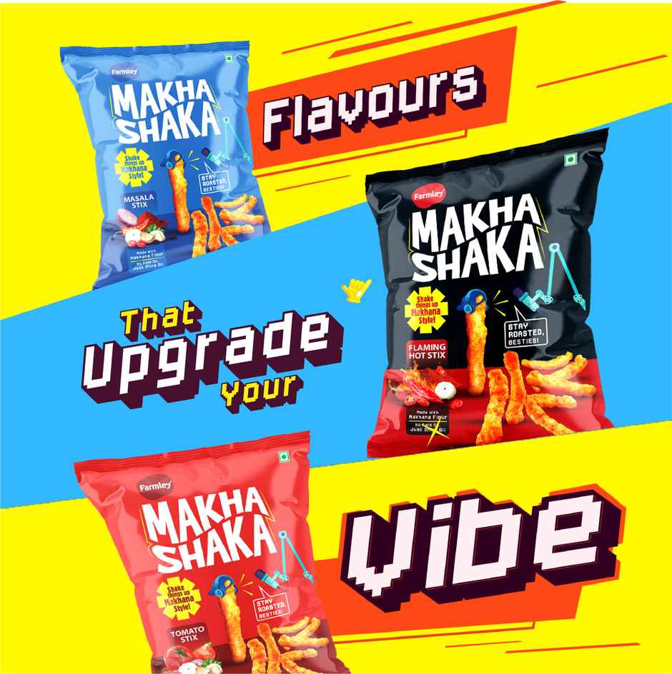 Farmley Makha Shaka- Achaari Stix | Made with Makhana Healthy Munchies