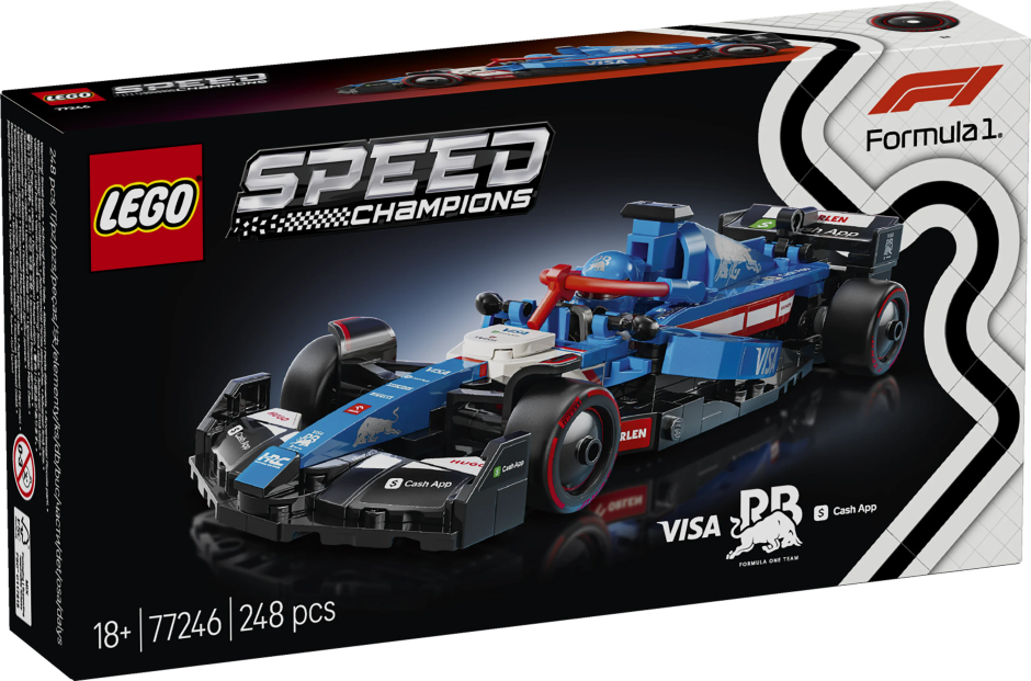 LEGO Speed Champions Visa Cash App RB VCARB 01 F1 Race Car Vehicle Kit 77246