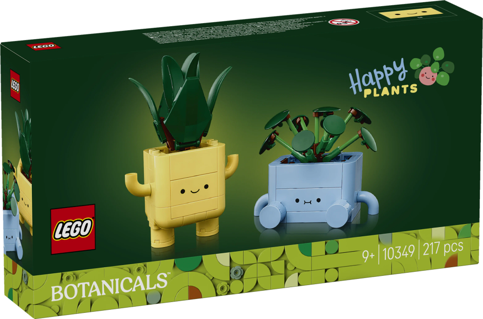 LEGO Botanicals Happy Plants Shelf Decor 10349